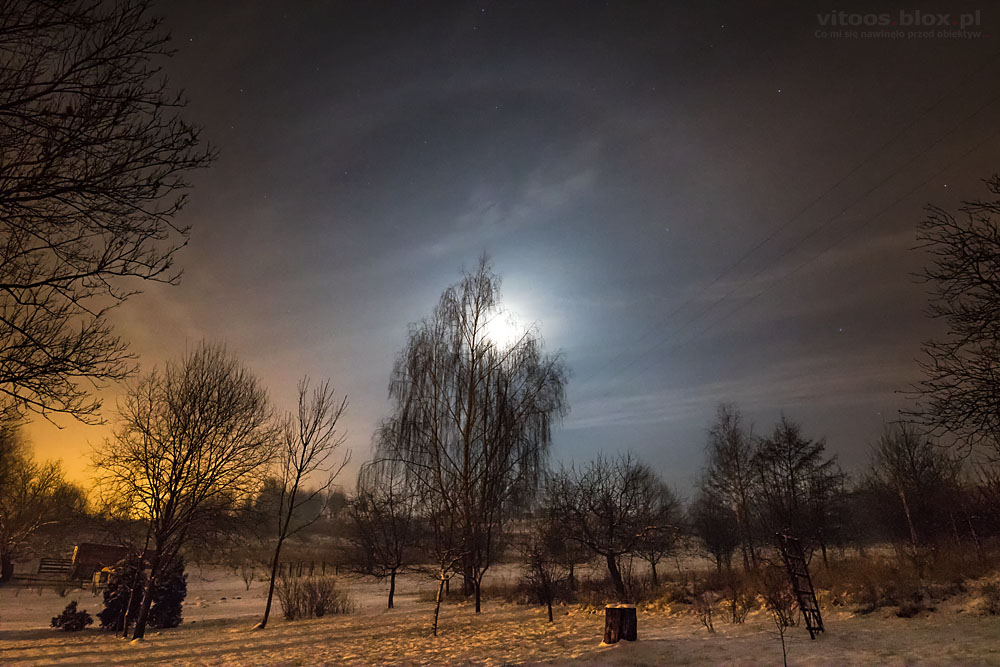 Fot. Witold Ochał, halo Księżycowe