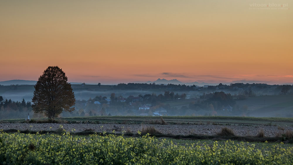 Fot. Witold Ochał, tatry z Zagorzyc 15.10.2018