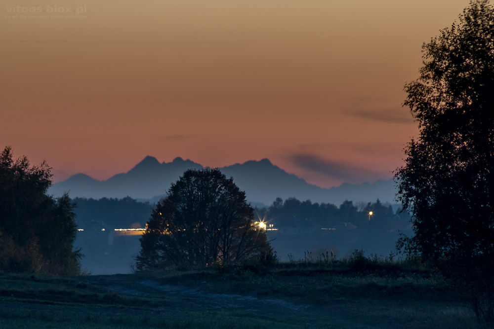 Fot. Witold Ochał, tatry z Zagorzyc 15.10.2018