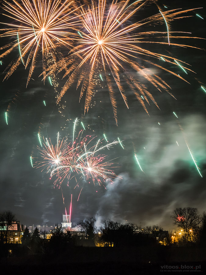 Fot. Witold Ochał, fajerwerki Sędziszów MAŁOPOLSKI