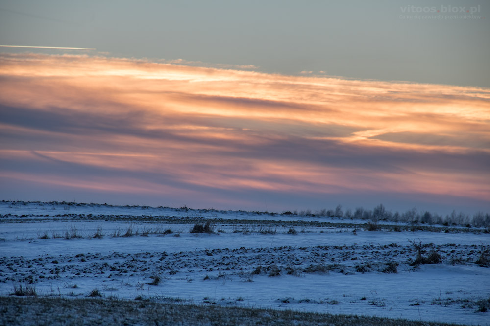Fot. Witold Ochał, zimowy pejzaż Zagorzyce