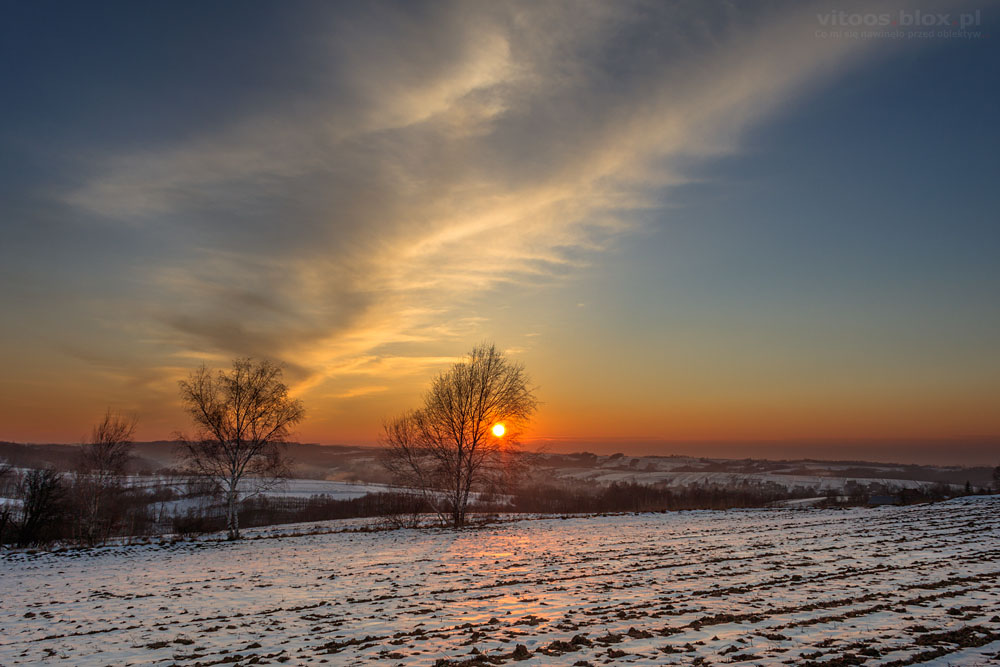 Fot. Witold Ochał, zimowy pejzaż