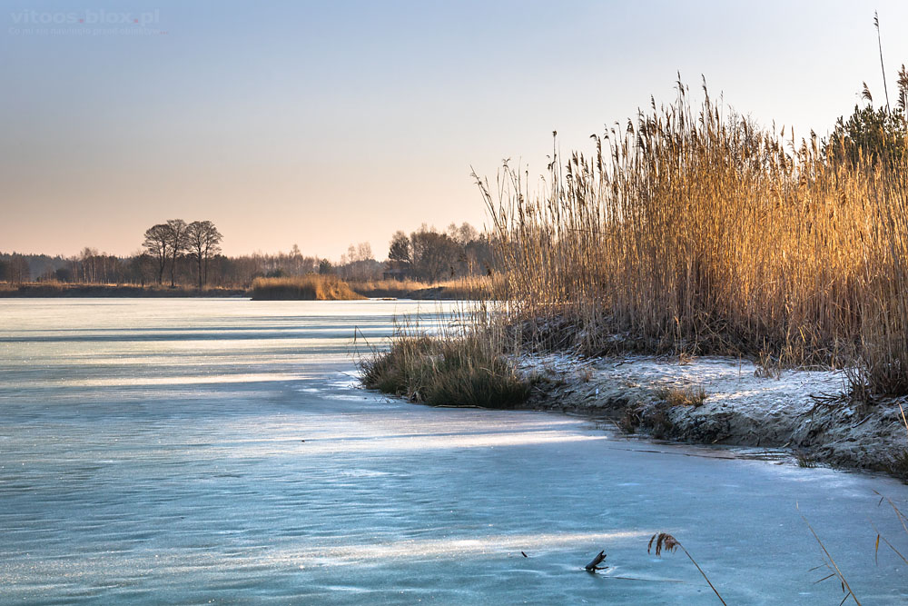 Fot. Witold Ochał, poranek na żwirowni w Czarnej Sędziszowskie