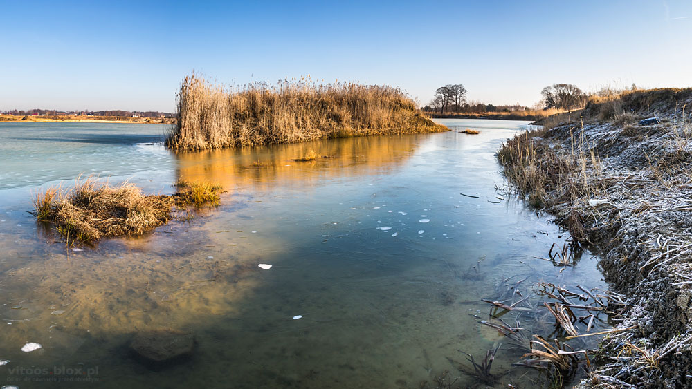 Fot. Witold Ochał, ranek na żwirowni w Czarnej Sędziszowskie