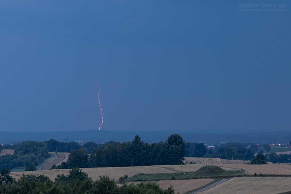 Fot. Witold Ochał, burza, błyskawice, wyładowania