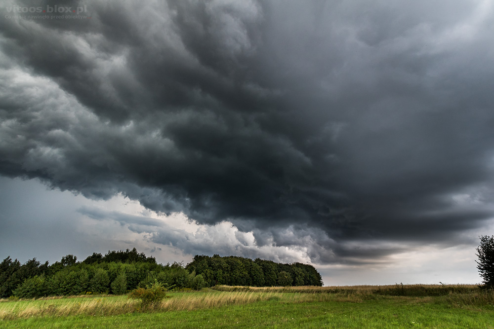 Fot. Witold Ochał, Sędziszów Małopolski, burza, downburst