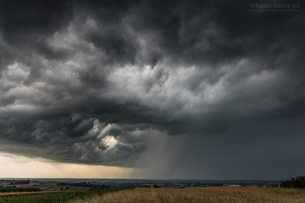 Fot. Witold Ochał, Sędziszów Małopolski, burza, downburst