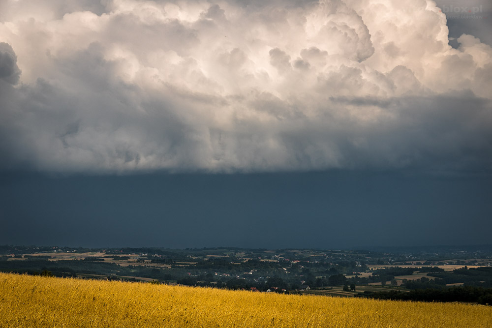 Fot. Witold Ochał, burza w okolicy Rzeszowa