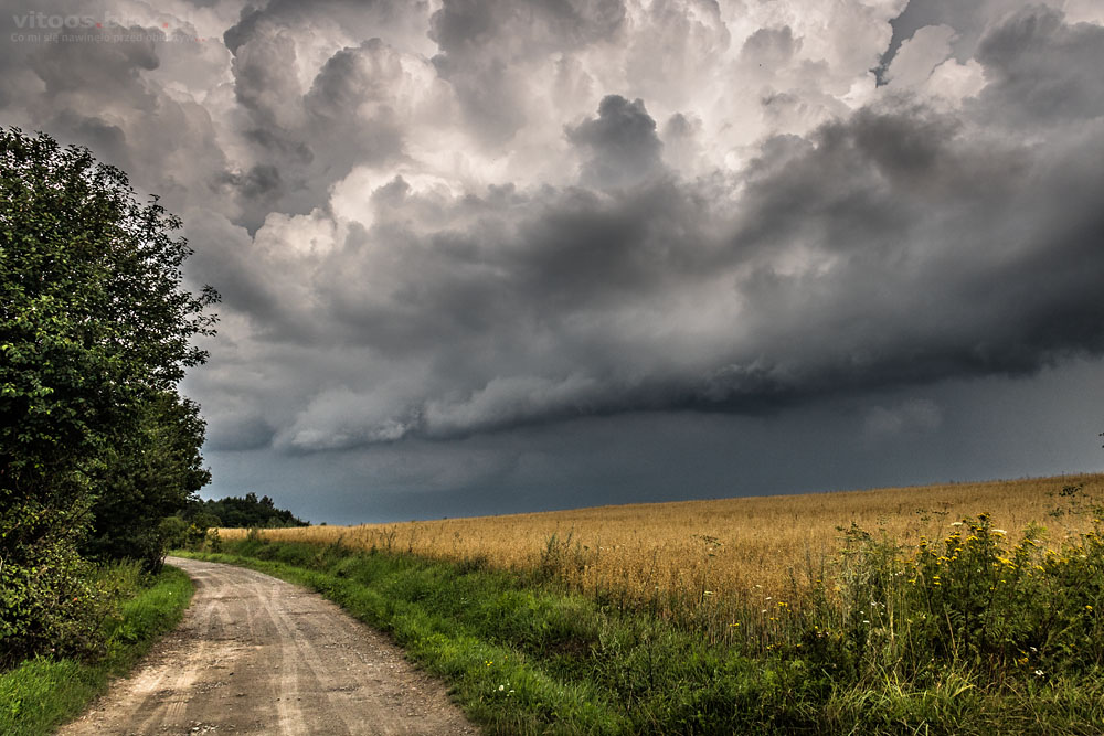 Fot. Witold Ochał, burza w okolicy Rzeszowa
