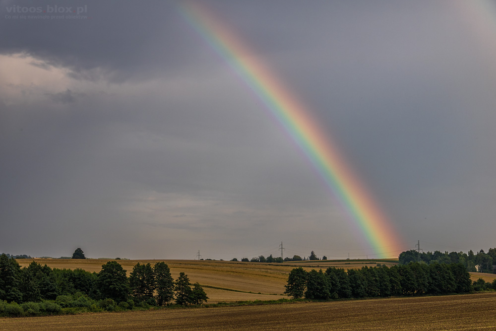 Fot. Witold Ochał, tęcza, Sędziszów Małopolski