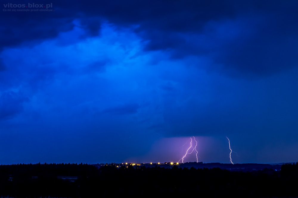 Fot. Witold Ochał, burza nad Dębicą