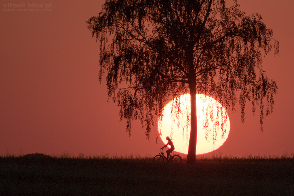 Fot. Witold Ochał, zbliżenie na słońce, Sędziszów Małopolski