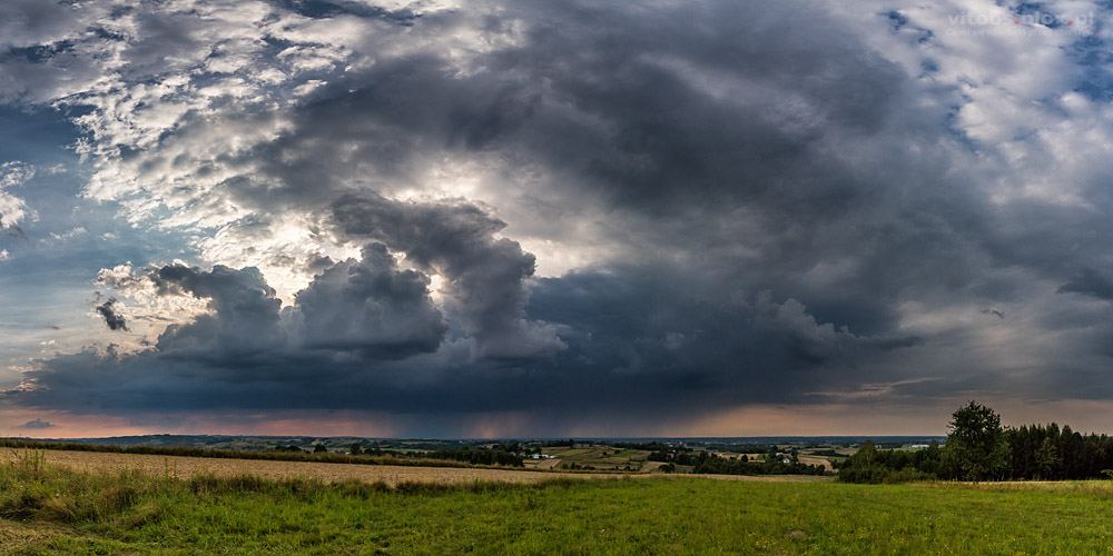 Fot. Witold Ochał, burza, Sędziszów Małopolski