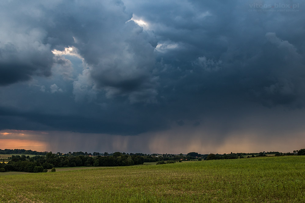 Fot. Witold Ochał, burza, Sędziszów Małopolski