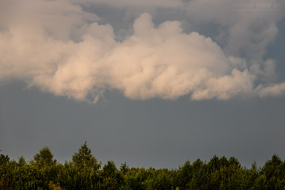 Fot. Witold Ochał, Trzciana, burza, tęcza