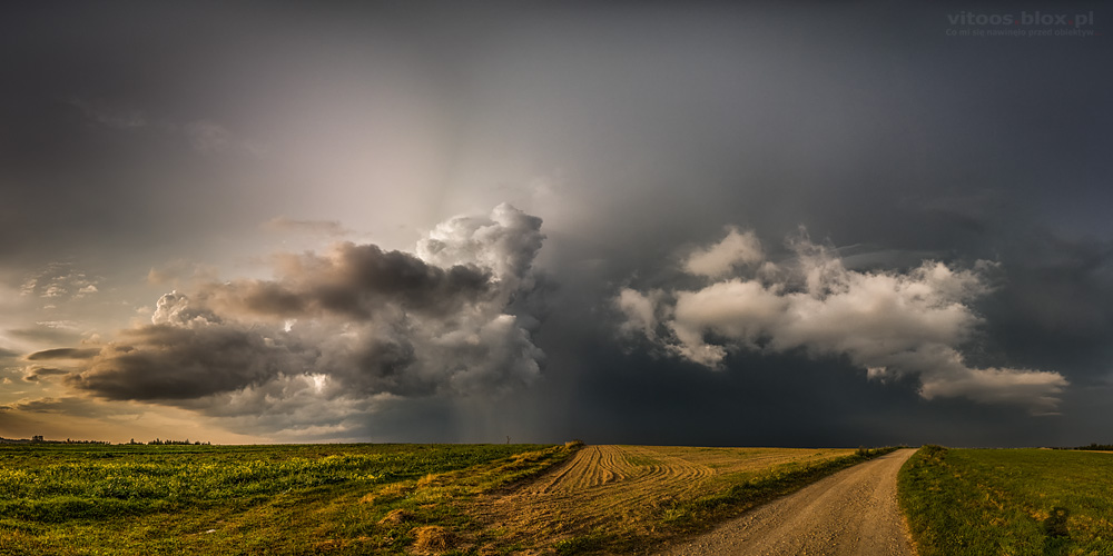 Fot. Witold Ochał, burza, Trzciana