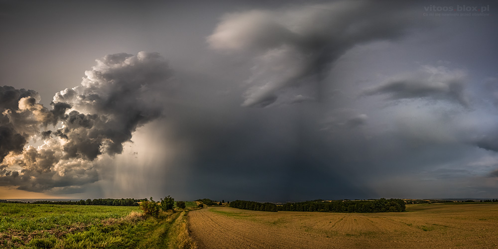 Fot. Witold Ochał, burza, Trzciana