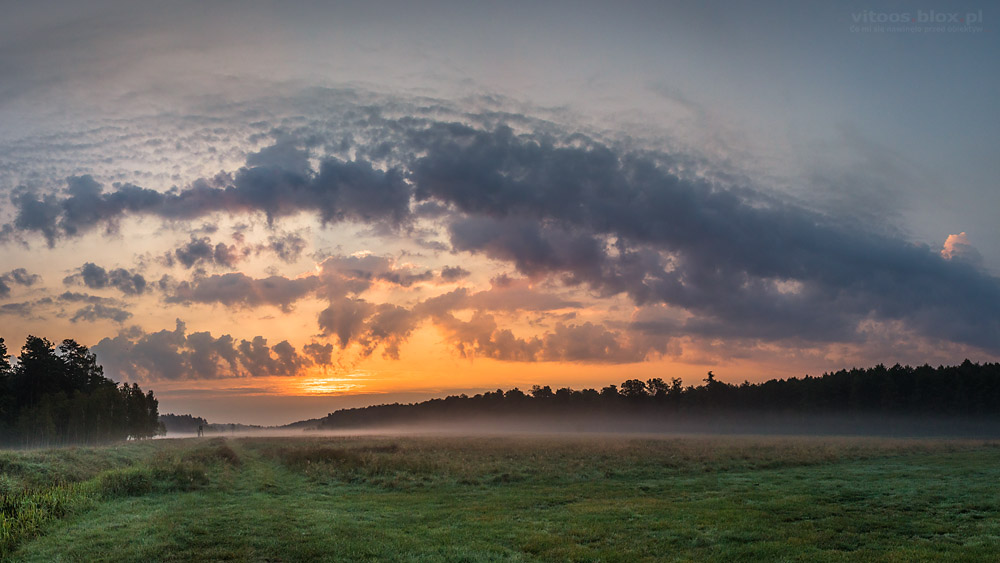 Fot. Witold Ochał, wschód słońca, Czarna Sędziszowska
