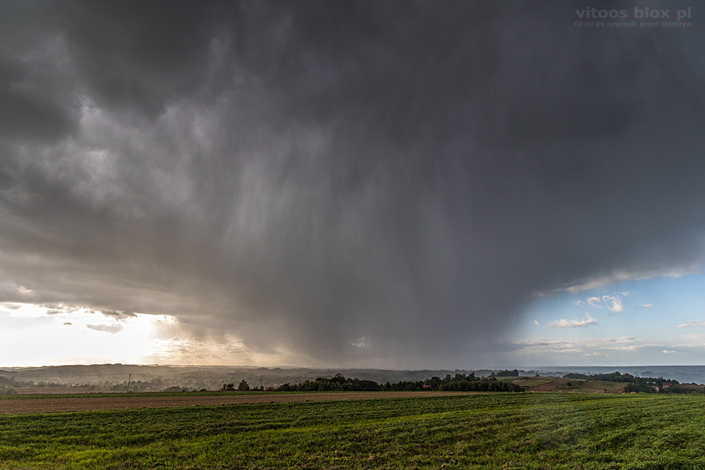 Fot. Witold Ochał, Zagorzyce, Sielec, chmura konwekcyjna, burza