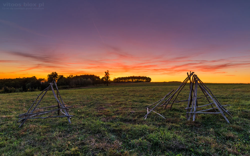 Fot. Witold Ochał, subtelne róże na niebie, Szkodna