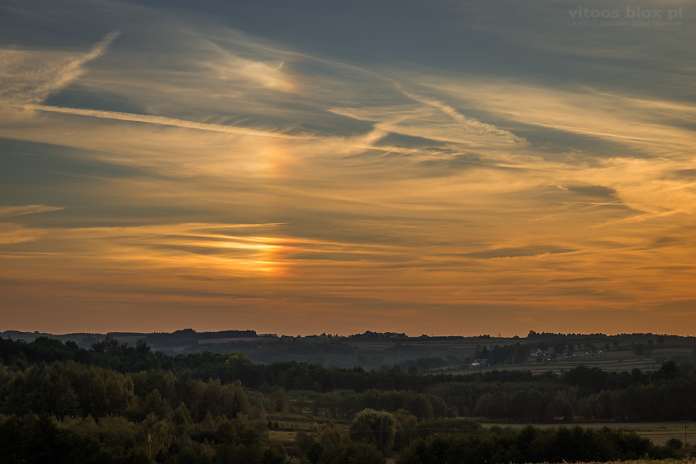Fot. Witold Ochał, Sędziszów Małopolski, perhelion, słońca poboczne