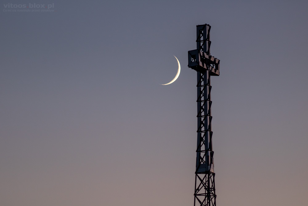 Fot. Witold Ochał, Zagorzyce, Księżyc po nowiu